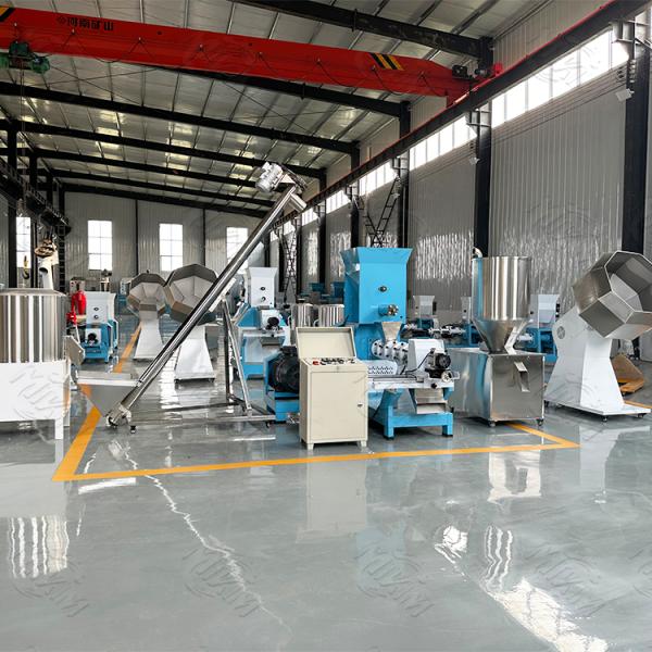 150-200kg/Hr Pet Food Extruder Machine , Fish Feed Extruder Machine