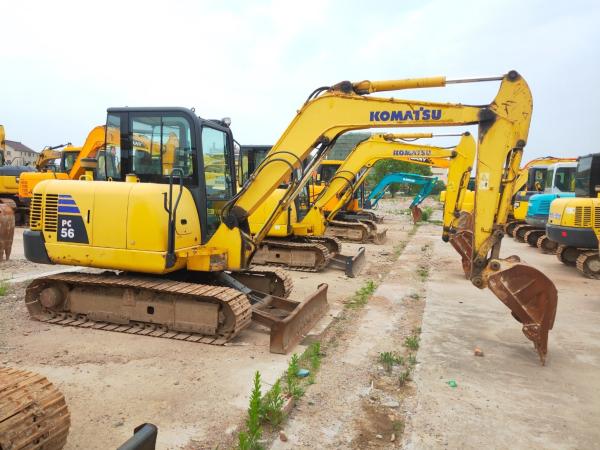                  Top Sales Komatsu Mini Track Digger PC56-7 on Sale, Used Small Japanese Crawler Excavator Komatsu PC55 PC56 P60 PC70 PC78 PC90 PC100 PC120 PC128 PC130 for Sale             