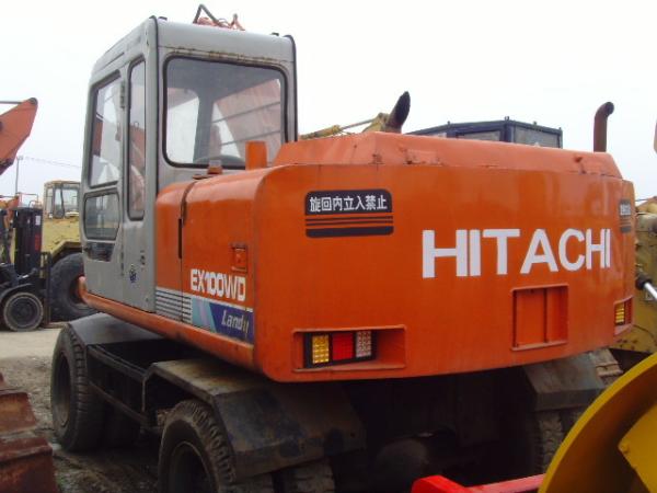 EX100WD USED HITACHI WHEEL EXCAVATOR FOR SALE ORIGINAL JAPAN USED HITACHI EX100WD SALE