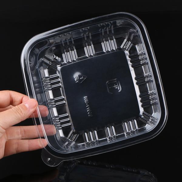 Пластиковые подносы еды закусок торта десерта устранимые с ОДМ ОЭМ крышки