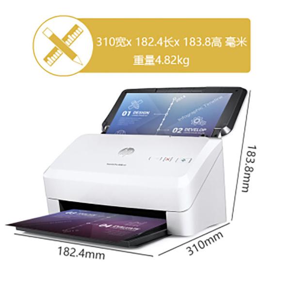 HP High-Speed Automatic Double Sided A4 Color Scanner 2000s2 5000s5 5000s4 7000s3 Printers USB Stock Scanning Documents