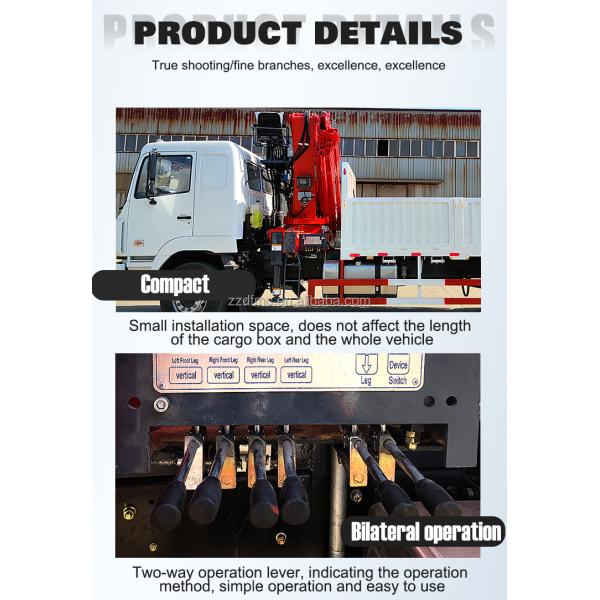 14 Ton Mobile Truck Mounted Crane With WEICHAI Engine And 30T.M Rated Lifting Moment