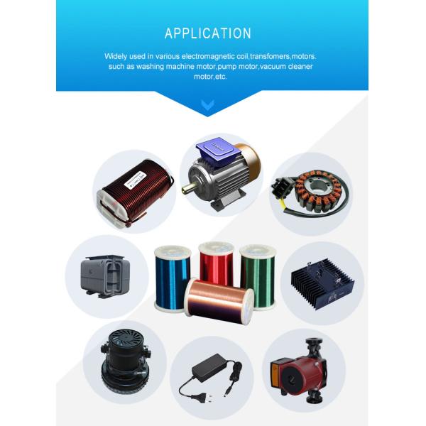 Thermal Class 180 Degrees Ecca Wire Enameled Copper Clad Aluminum Winding Wire