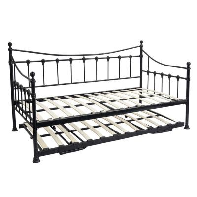Modern Fashion Metal Daybed Frame Twin Size Black Powder Coating Design