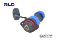 Tipo 12 conector da porca Calibre de diâmetro de fios 25A 4 Pin Waterproof Plug Panel Mount