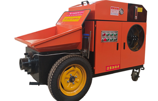 Small Horizontal Fine Stone Concrete Transfer Pump Type 20 Hydraulic Secondary Structure Column Pump