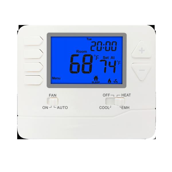 Anti-Flammable ABS PC Non Programmable Thermostat For Digital Temperature Management And Control
