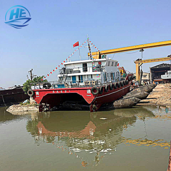 High Pressure Black Marine Rubber Airbag For Shipping Launching