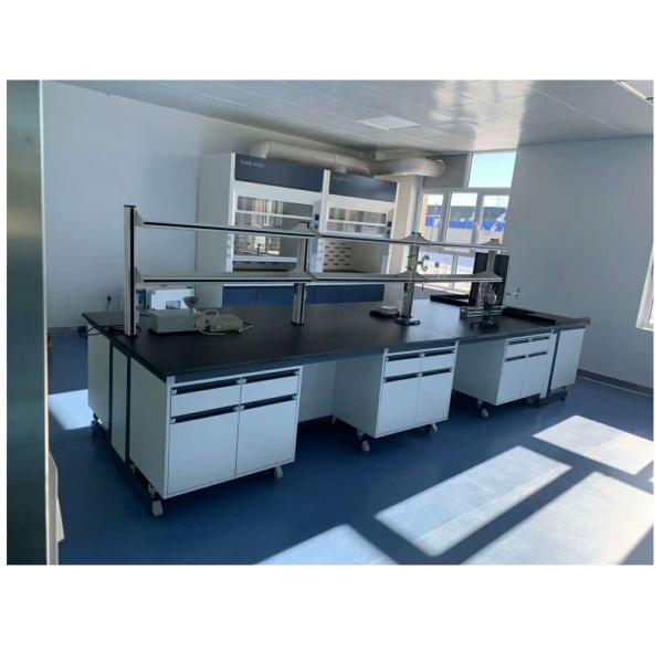 Easily Assembled Workbench for Blue Island Steel School Laboratory Equipment Drawer