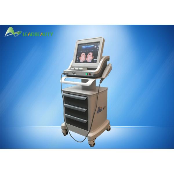 Vertical 5 treatment head high intensity focused ultrasound hifu face lift