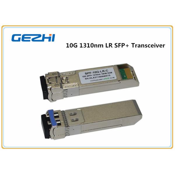 10km LR DDM 10G Optical Transceiver , LC optical fiber transceiver SFP-10G-LR