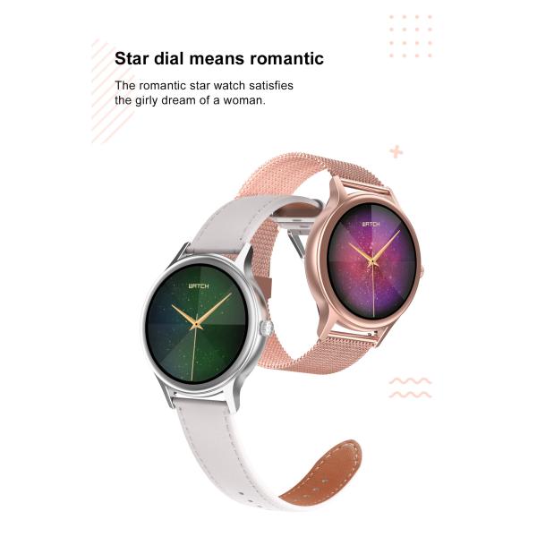 Умный дозор 2020 спорта отслежывателя фитнеса Smartwatch тарифа сердца ECG женщин 1.09-Inch дозора DT66 полный делает водостойким для IOS Xia