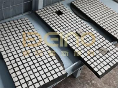 Industrial Rubber Ceramic Liners Abrasion Resistant For Chutes, Pipes