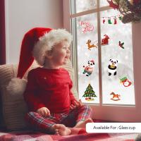 Autocollants de vinyle de Noël d'enfants de Panda Juniors PJ013 imprimant la coutume réutilisée