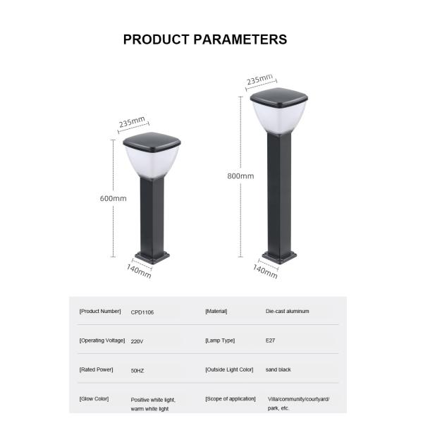 Aluminum IP54 Solar Garden Motion LED Lights 3.2V Outdoor Led