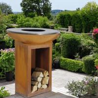 Grelha de aço para grelhados em aço corten