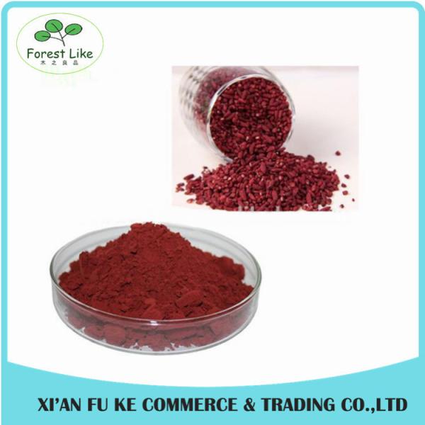 Factory Supply Food Grade High Purity Lovastatin Monacolin K 0.5% - 5% Red Yeast Rice Extract