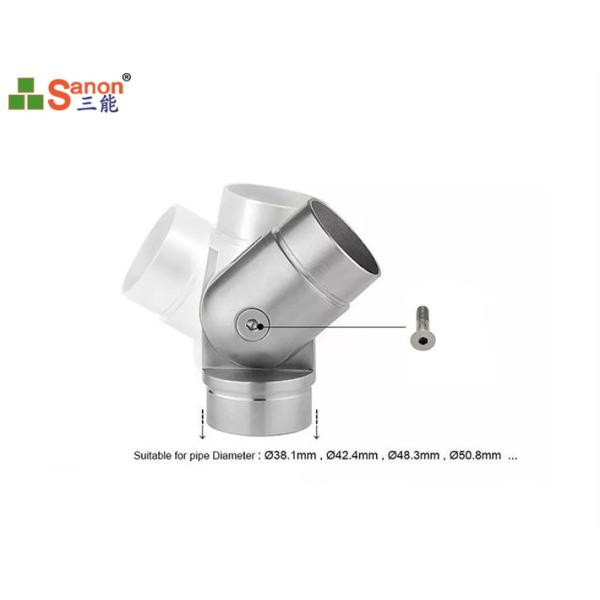 Финиш плотника притока балюстрады 304 штуцеров поручня нержавеющей стали пробивая