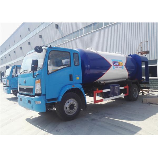 ХОВО 4С2 12000 ЛПГ литров тележки газа, 12кбм 6 Бобтайл тонн тележки пропана