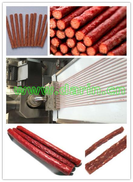 Meat Strip Cutting Machine /Meat Strips Dog Treats Pet Food Processing Line