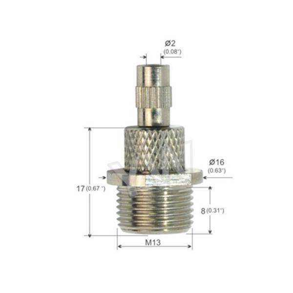 Key Flange Cap Lock Cable Grippers Brass Material Nickel Plated With Safety Lock