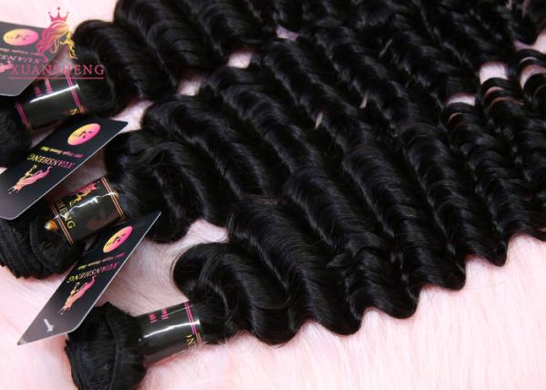 Cuticle Aligned No Smell Virgin Indian Hair / Malaysian Hair Bundles