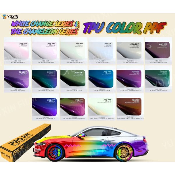 Customized Brand Wrap Vinyl Film Super Ceramic Coating Color PPF Paint Protection Film