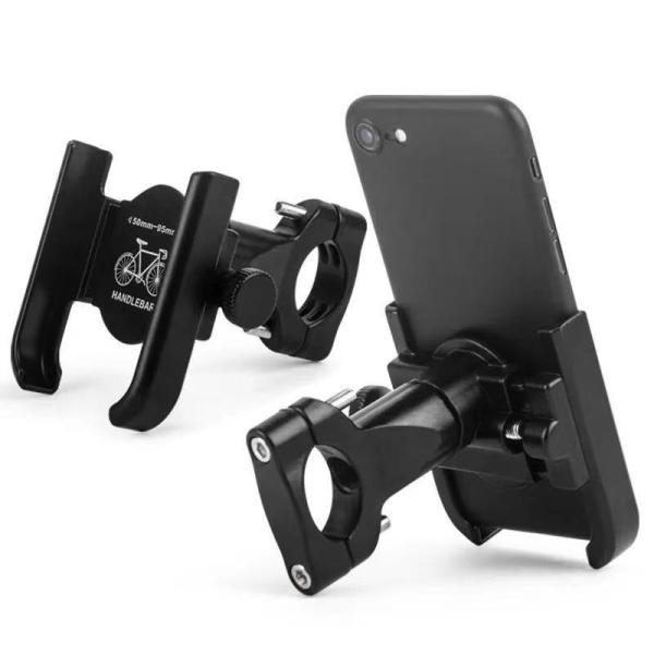 Aluminum Alloy GPS Phone Bracket For Motorcycle FCC ROHS 6.3*13.5cm