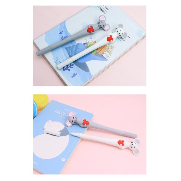 Creative Cartoon Little Mouse Silicone Gel Pen 0.5mm Needle Tube Neutral Pen