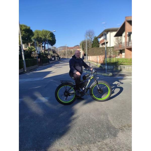 High Power 17.5AH Battery Electric Bike with Front Hub Motor and Aluminum Alloy Frame