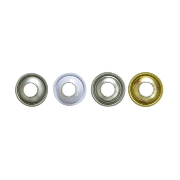 52mm Tinplate Empty Aerosol Can Tops Metal Can Lids Cone Shape Wholesale