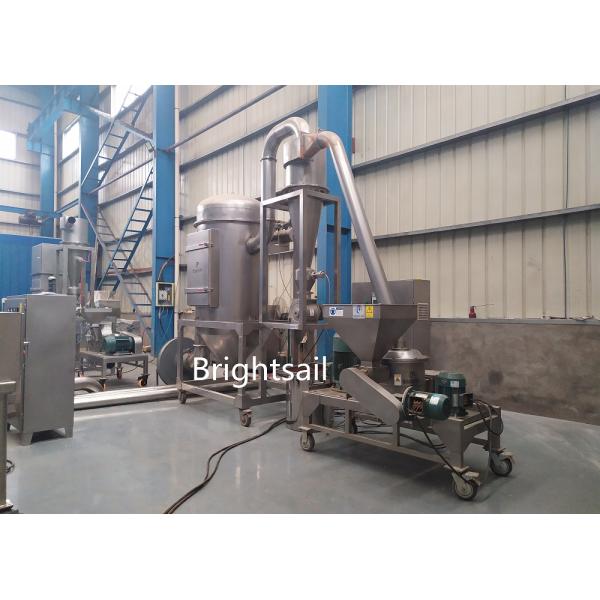 SS304 Air Classifier Mill Herbal Powder Machine 2500 Mesh Fineness