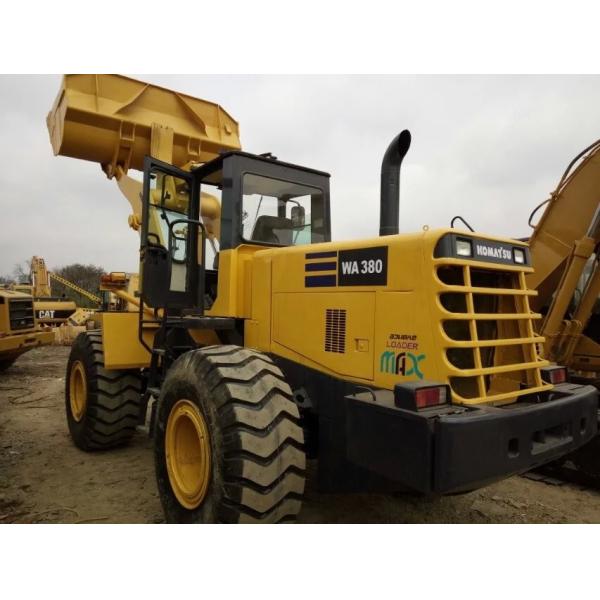 Komatsu WA380 Used Wheel Loader - 6.5m³ Bucket | 85% Undercarriage | No Leaks