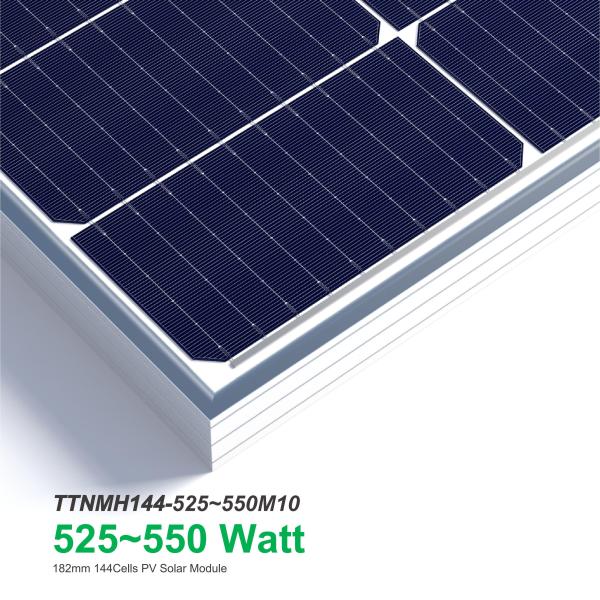 TTNergy Jupiter Series Half Cell 525W 535W 545W 550W PV 182 Mm 182 Big Size 400 Watt 500 Watt Solar Panel Tier 1 Solar