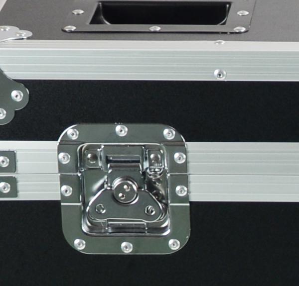 Reinforce Ball Corner Aluminum Flight Transport Case With Wheels 8mm Thickness Plywood Panel