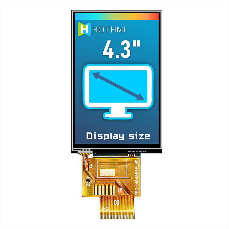 4,3 изготовитель дисплея модуля 480X800 TFT LCD экрана касания дюйма сопротивляющийся