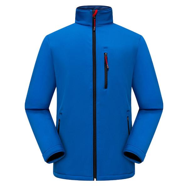 Men's Spring Jacket with Custom Pattern Windproof Waterproof Warm Fleece Outdoor
