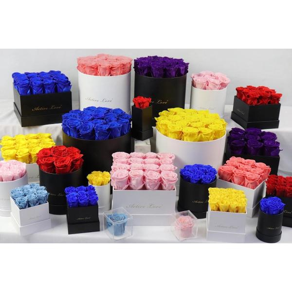 Factory Price Rose Long Lasting Flowers Forever Eternal Preserved Rose Flower Box Gift