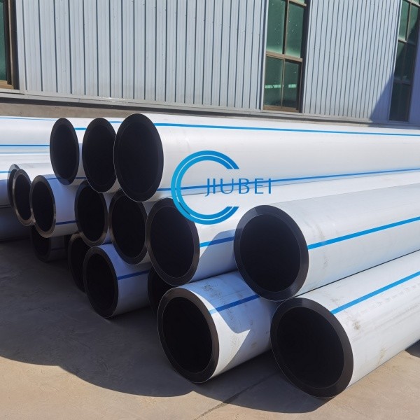 Водоснабжение дноуглубительная HDPE труба с стальными фланцами в белом черном ко экструдированный