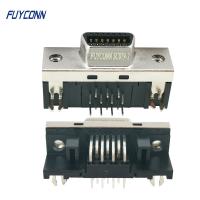type connecteur servo terminal à angle droit de NC de connecteur de 14Pin SCSI de carte PCB