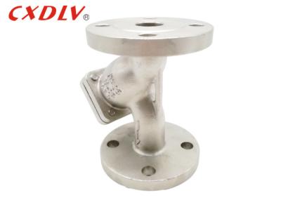 Y Type Strainer Valve Stainless Steel CF8 / CF3 Efficient Filtration