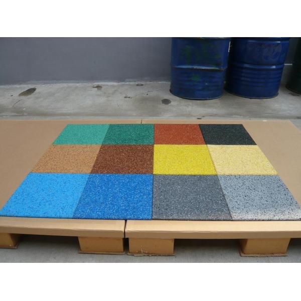 Carreaux de sol en caoutchouc de gymnase bleu 500x500 mm 1000x1000 mm Carreaux en caoutchouc EPDM