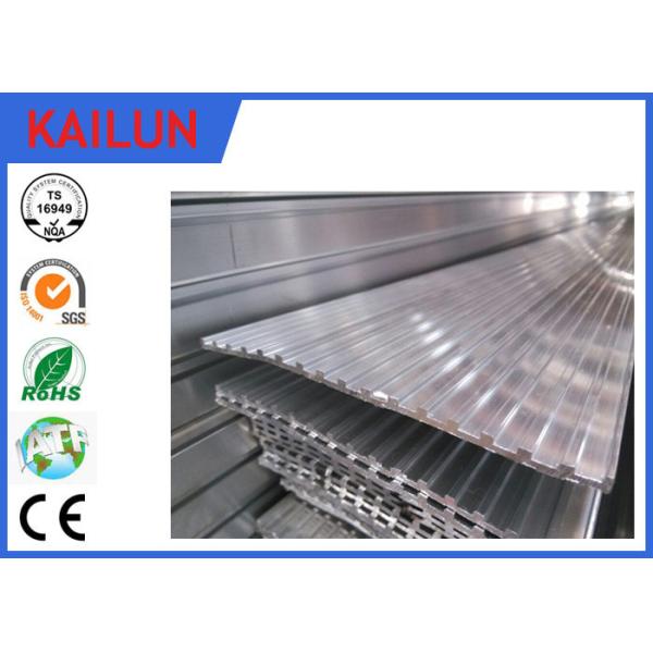 Aluminium Skirting Profiles , Elevator / Escalator Tread Aluminum Deck Cover