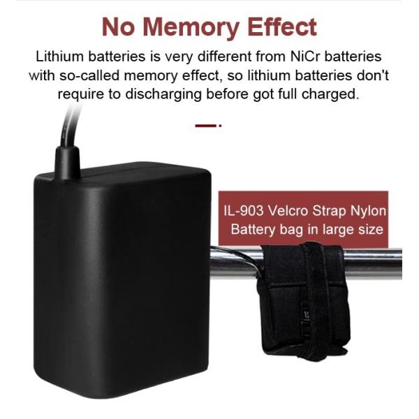 7800mAh 7.4V Rechargeable Battery Packs 18650 Waterproof Rubber Case