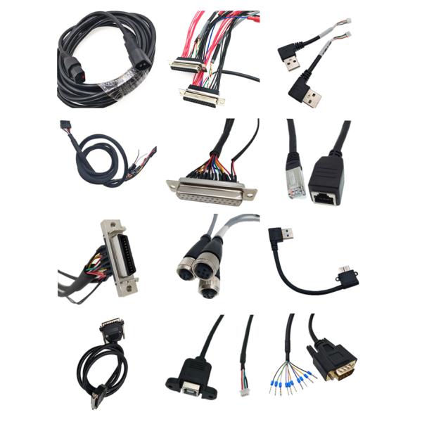 Кабель PVC Pin DF52-10P-0.8C  тангажа 10 проводки 0.8mm Awg Ul1571 32 изготовленный на заказ