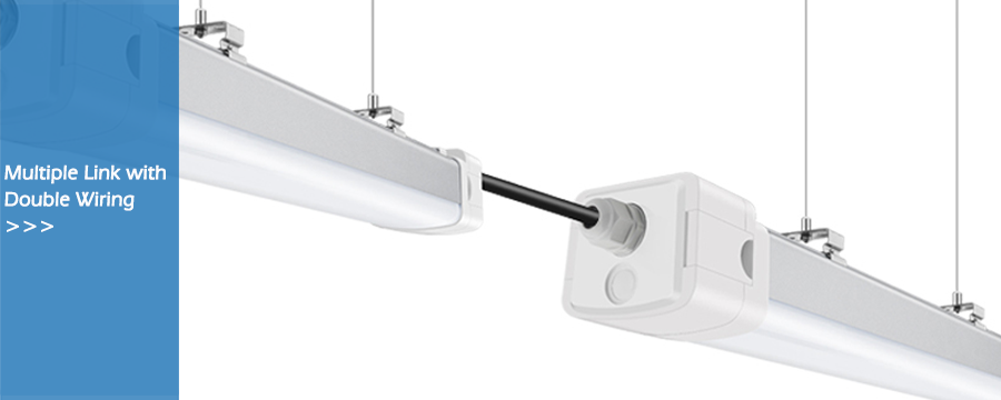 Пролин света 160LPW Primeline 120LPW доказательства СИД спада нижнего света серии 60W 4ft Dualrays D5 Tri