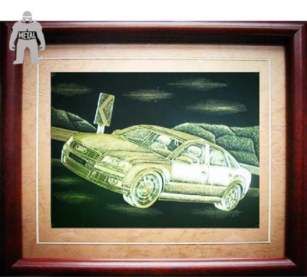 Home Decoration Metal Frame Art , Aluminium Steel Brass Metal Photo Frame