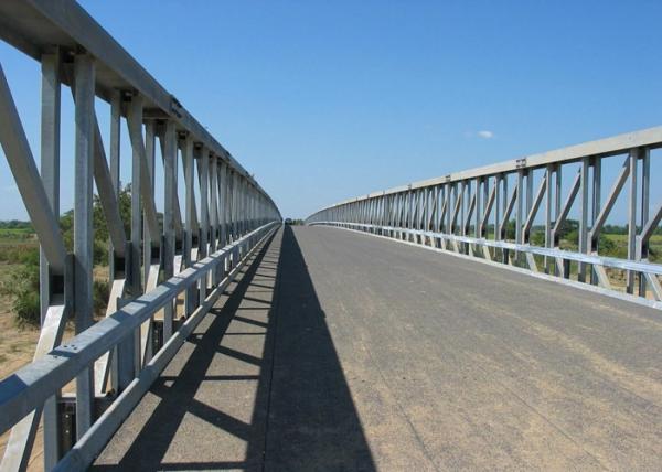 Ponte de suspensão de aço do cabo da única pista de HS25 4.2m