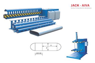 1500mm Flat Oval Duct Forming Machine Spiral Duct Manufacturing Machine