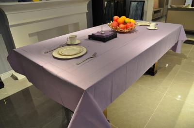 Toalhas de mesa do papel da alfazema de Rectanglar, tampas de tabela da graduação do OEM 3ply